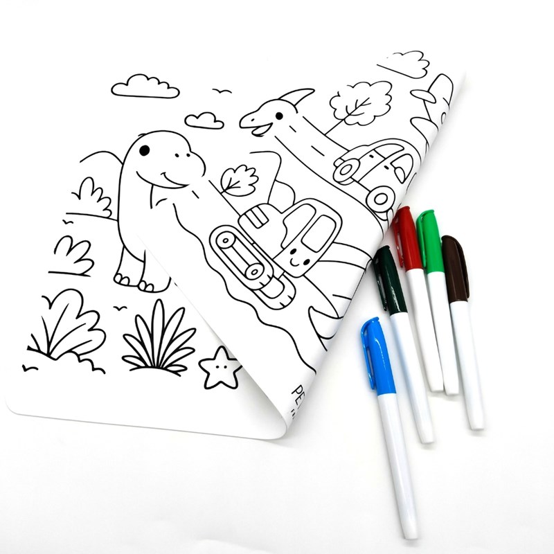 Set de table réversible à colorier