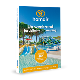 Coffret cadeau homair - un week-end inoubliable au camping