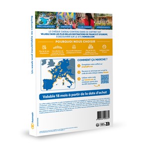Coffret cadeau homair - un week-end inoubliable au camping