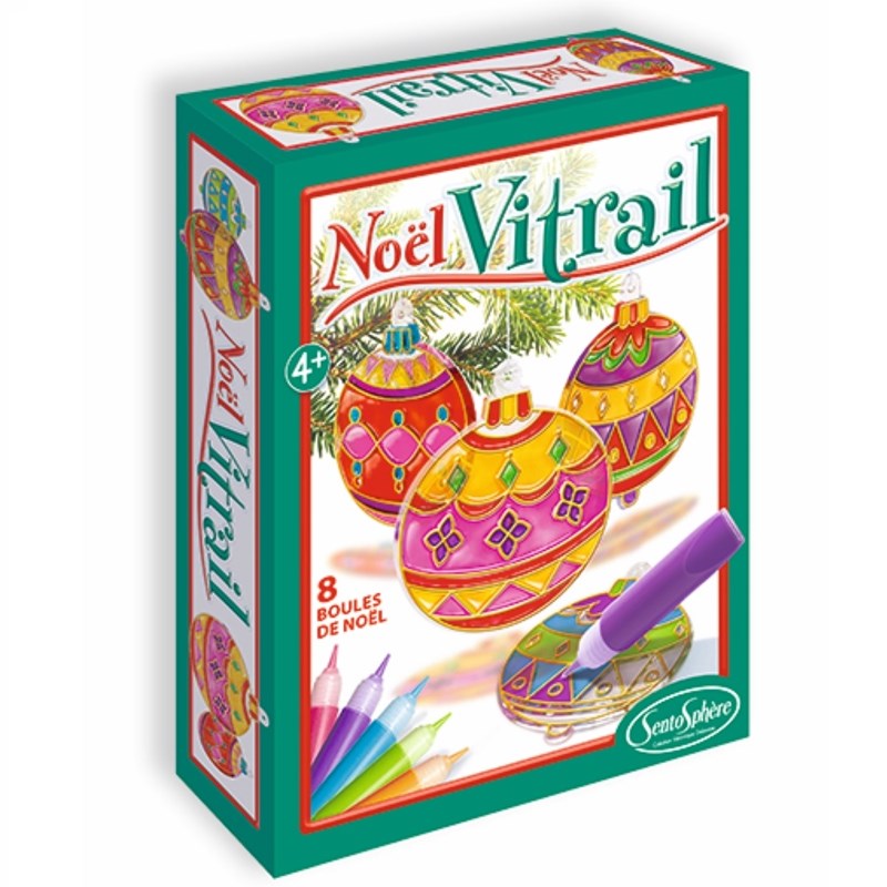 Coffret créatif noël vitrail