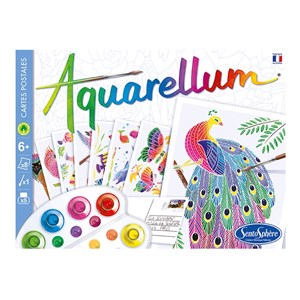 Aquarellum cartes postales animaux