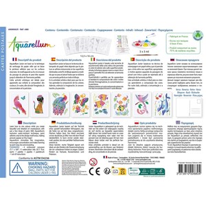 Aquarellum cartes postales animaux