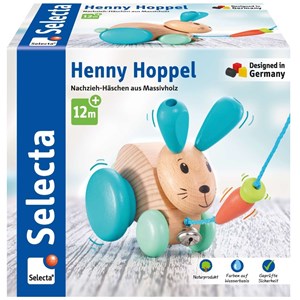 Henny hoppel lapin en bois à tirer