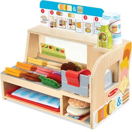 Comptoir à sandwichs en bois