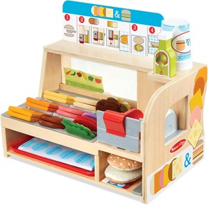 Comptoir à sandwichs en bois