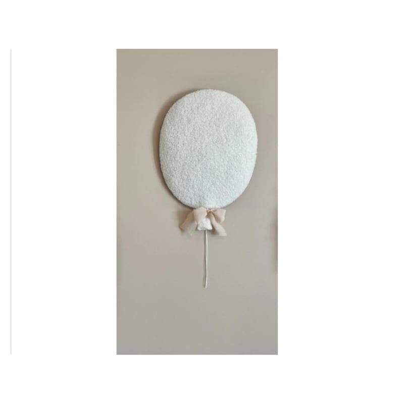 Décoration murale ballon blanc avec led (Little Loua) - Image 1