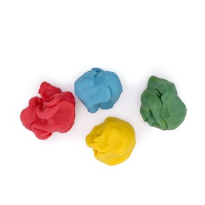 Boîte 4 pots de pâte à modeler bio