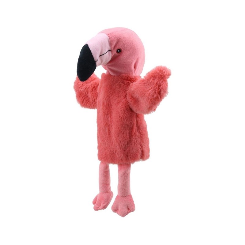 Marionnette flamant - 27 cm