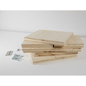 Nichoir en bois pour mésange charbonnière - kit