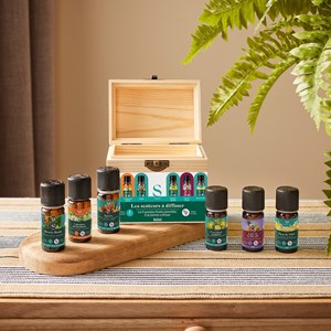Coffret aromathèque synergies à diffuser