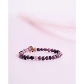 Bracelet nea purple lepidolite xxs
