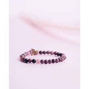 Bracelet nea purple lepidolite xs Violet