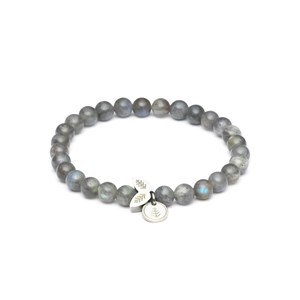 Bracelet nea grey labradorite xs Gris