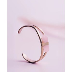 Bracelet attica pink quartz rose s Rose