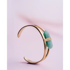 Bracelet attica green aventurine s Vert