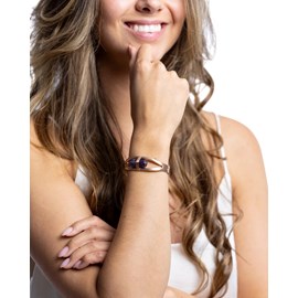 Bracelet attica violet amethyste s