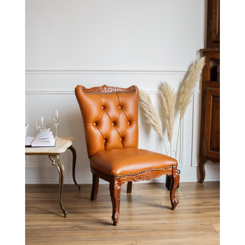 Ernest, le fauteuil en cuir n°580