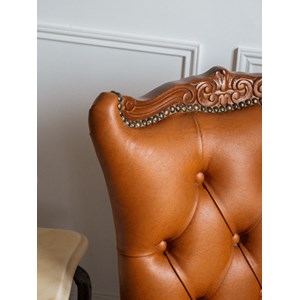 Ernest, le fauteuil en cuir n°580