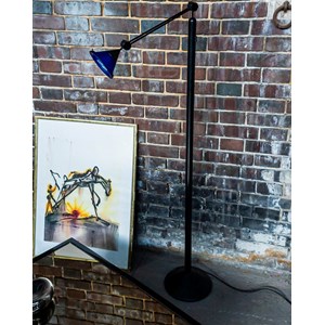 Lampadaire en métal et verre n°189