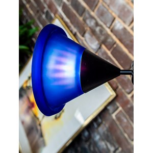 Lampadaire en métal et verre n°189