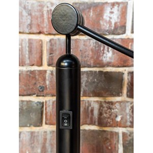 Lampadaire en métal et verre n°189