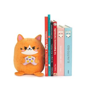 Serre-livres kawaii gamer orange –