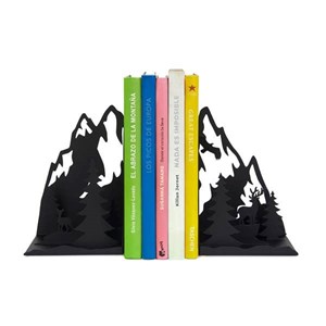 Serre-livres montagnes noir – balvi