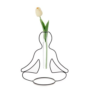 Vase yoga silhouette noir – balvi -