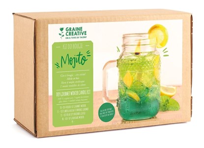 Kit diy bougie mojito – graine créa
