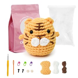 Kit amigurumi tigre – crochet facil