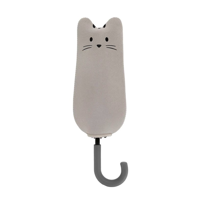 Parapluie meowmbrella gris avec hou