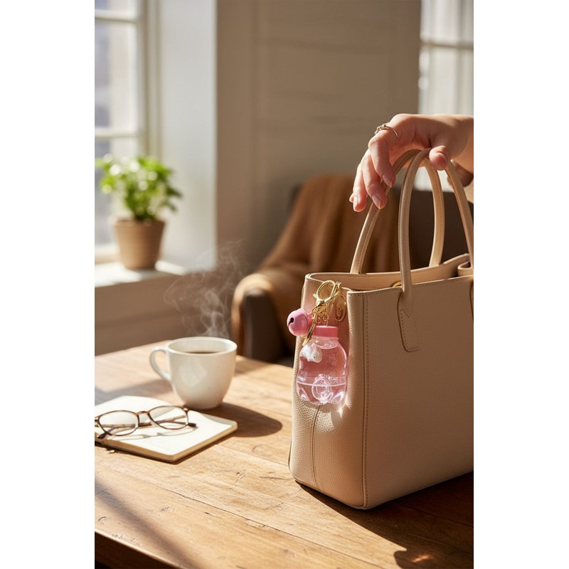 Porte-clés japan style lapin flacon