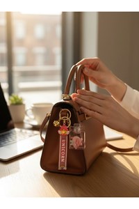 Porte-clés kawaii flacon de parfum