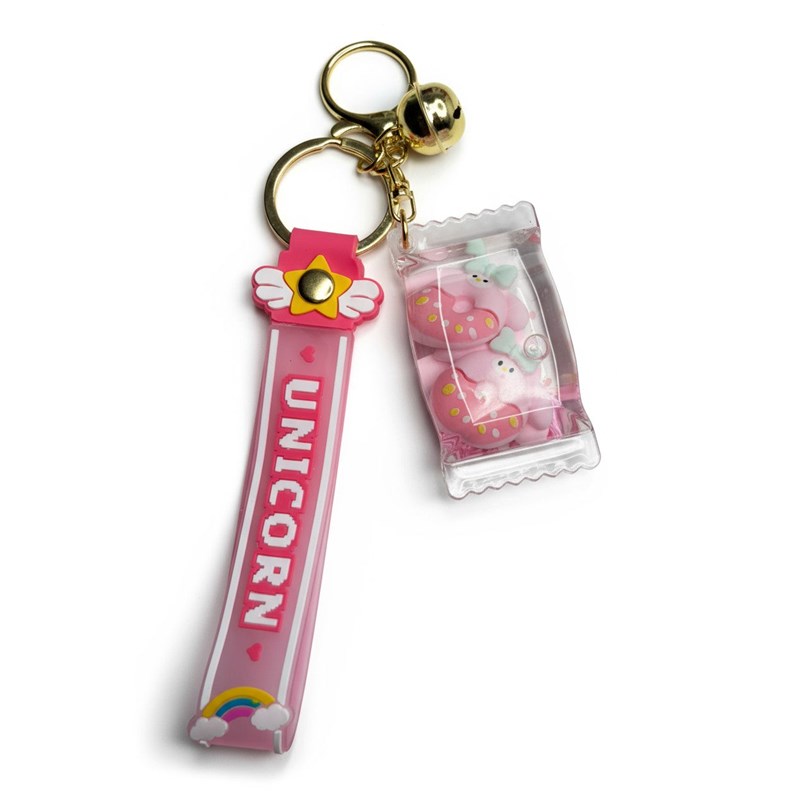 Porte-clés kawaii sachet bonbon don