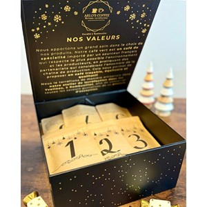 Calendrier de l'avent cafés de spécialité en grains