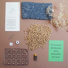 Bouillotte sèche aux noyaux de cerise- diy