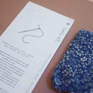 Bouillotte sèche aux noyaux de cerise- diy