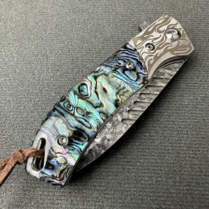 Couteau pliant survie damas