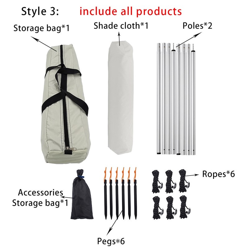 Kit tarp de survie complet