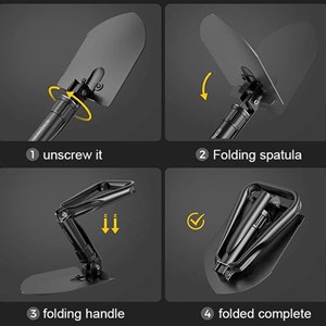 Petite pelle de survie multifonction