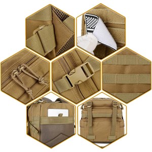 Sac a dos militaire survie 50l thales (noir)