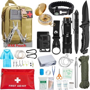 Kit de survie avancé kaki