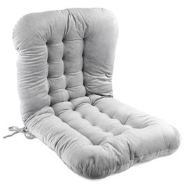 Coussin d'assise moelleux fishtec - tissu velours doux