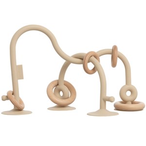 Labyrinthe à perles en silicone warm linen