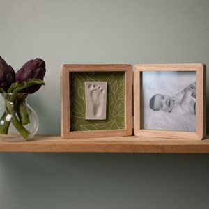 Cadre photo empreintes double olive tree