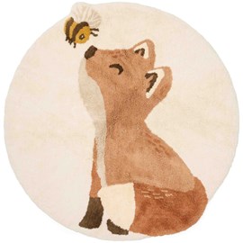 Tapis renard (110 x 110 cm)