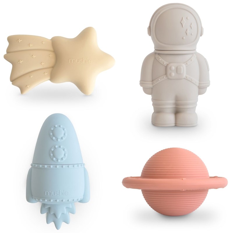 Lot de 4 jouets de bain space