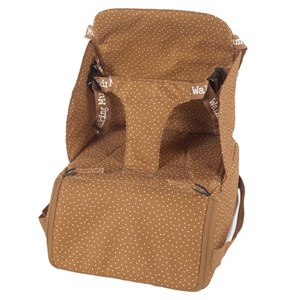 Réhausseur transportable à pois poppy cannelle