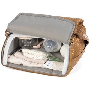 Réhausseur transportable à pois poppy cannelle