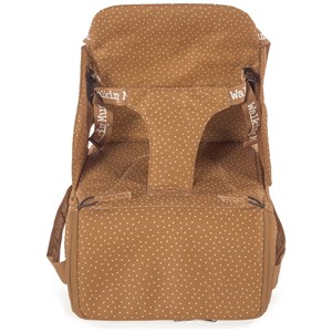 Réhausseur transportable à pois poppy cannelle